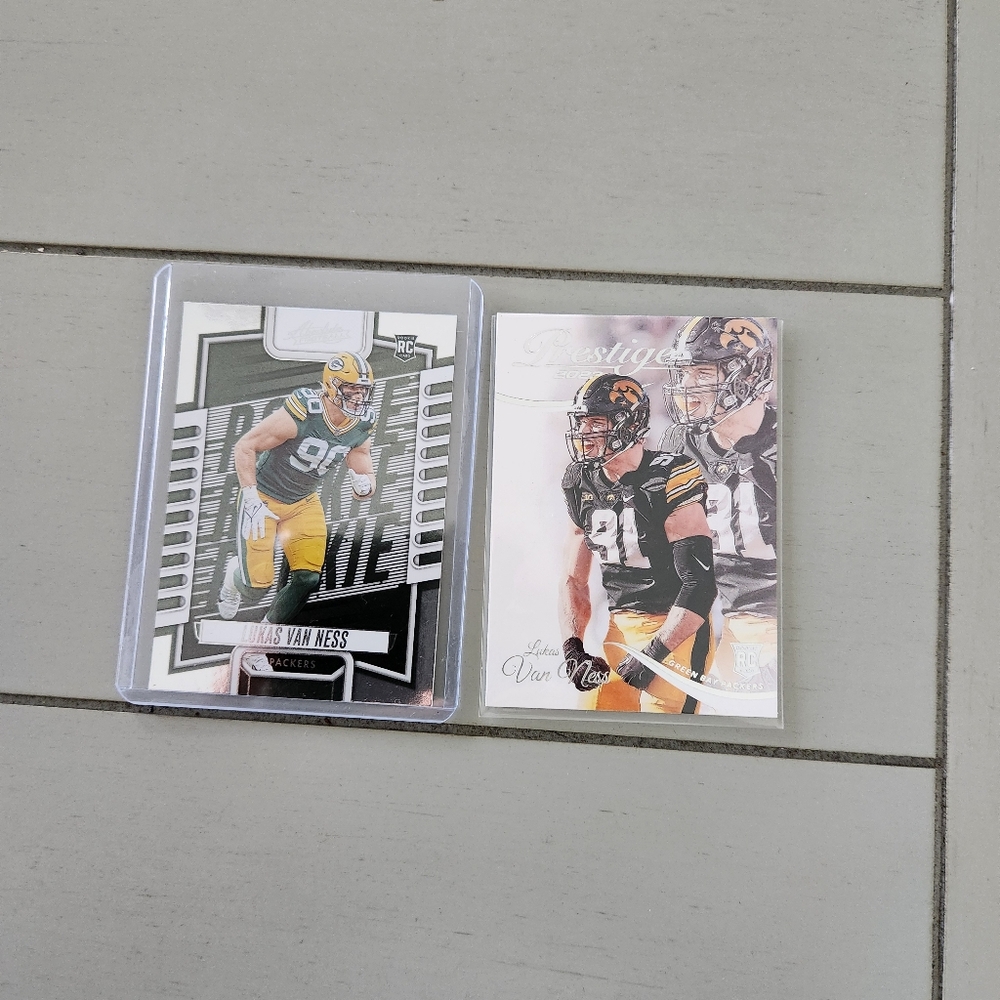 Lukas Van Ness Rookies x2